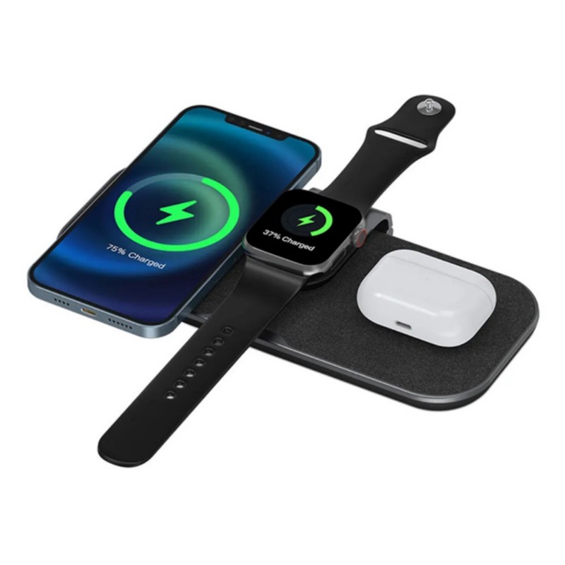 WiWU PA3IN1B Power Air 3 IN 1 Wireless Charger2