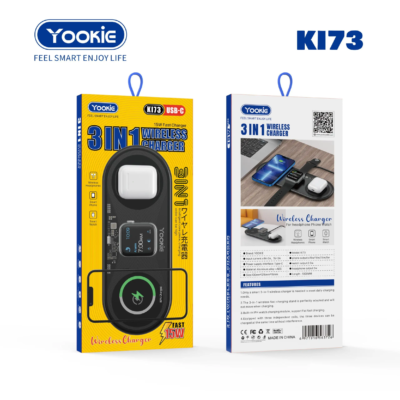 Yookie KI73 3-in-1 Wireless Charger