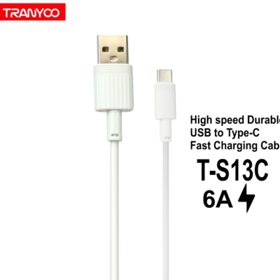 Tranyoo T-S13C High Speed Durable USB to Type-C Fast Charging Cable