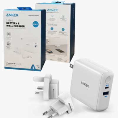Anker 2-in-1 Battery & Wall Chargere