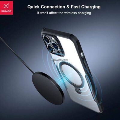 XUNDD Beatle Magnetic Holder Phone Case for iPhone 16 Pro Max