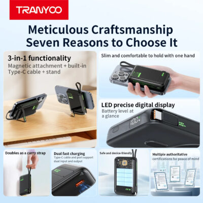 Tranyoo T-F26 Wireless Powerbank
