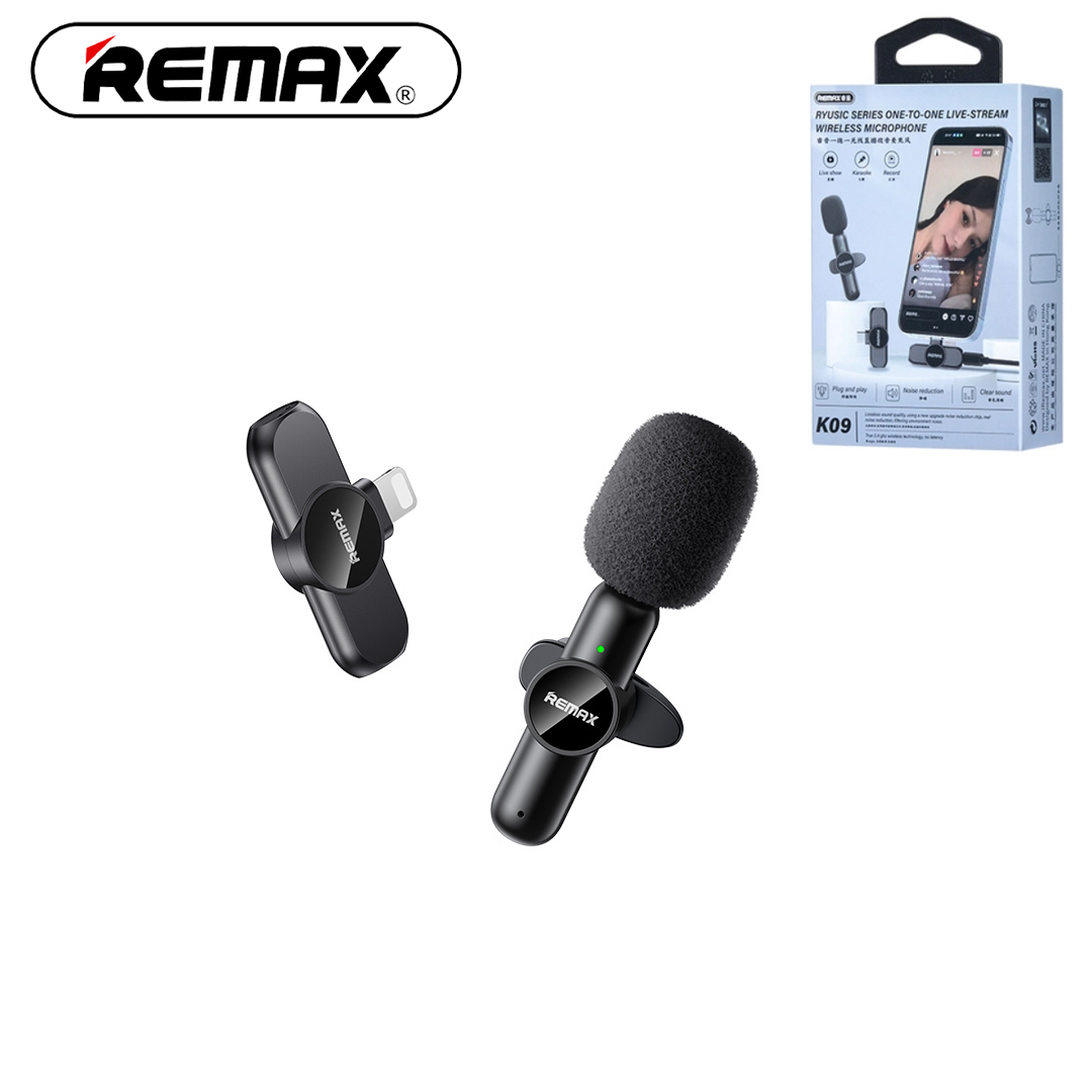 Microphone-1-Lavalier-Wireless-for-Mobile-Lightning-REMAX-K09-REM683